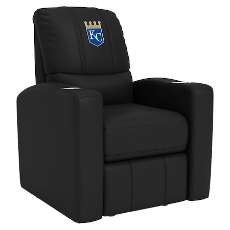 Dreamseat Stealth Recliner with Kansas City Royals Primary Logo XZ52082CDSMHTBLK-PSMLB21023